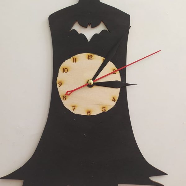 Ξύλινο ρολόι τοίχου - Batman